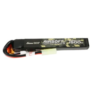 Gens Ace 1500mAh 2S 25C 7.4V LiPo aku – Mini Tamiya pistik – Airsoft - Pilt 1