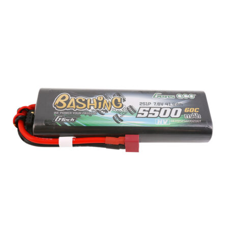 Gens Ace G-Tech 5500mAh 2S 60C 7.6V(HV) LiPo aku – kõvakest – Deans pistik – Bashing