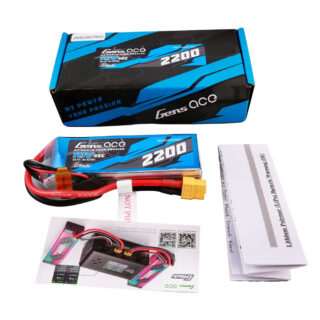 Gens Ace G-Tech 2200mAh 3S 45C 11.1V LiPo aku – XT60 pistik – Heli - Image 2