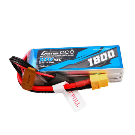 Gens Ace G-Tech 1800mAh 3S 45C 11.1V LiPo aku – XT60 pistik – Ace Classic