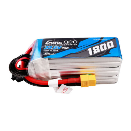 Gens Ace G-Tech 1800mAh 6S 45C 22.2V LiPo aku – XT60 pistik – Heli