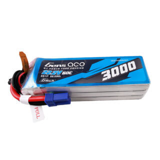 Gens Ace G-Tech 3000mAh 6S 60C 22.2V LiPo aku – EC5 pistik – Ace Classic - Image 1