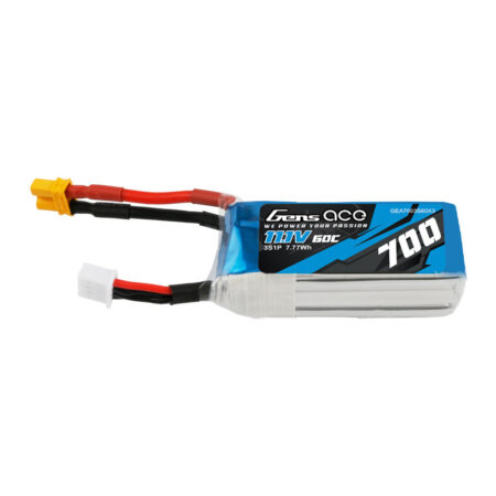 Gens Ace 700mAh 3S 60C 11.1V LiPo aku – XT30 pistik – Heli (OMP Hobby M2 / LOGO 200)
