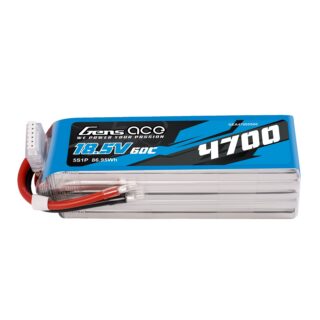 Gens Ace 4700mAh 5S 60C 18.5V LiPo aku – ilma pistikuta – Ace Classic (F3A) - Pilt 1