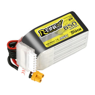 Tattu 650mAh 6S 95C 22.2V LiPo aku – XT30U-F pistik – R-Line 1.0 - Pilt 2
