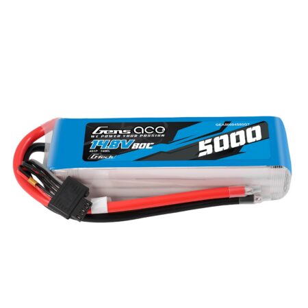 Gens Ace 5000mAh 4S 80C 14.8V LiPo aku – ilma pistikuta – Ace Classic (F5B)