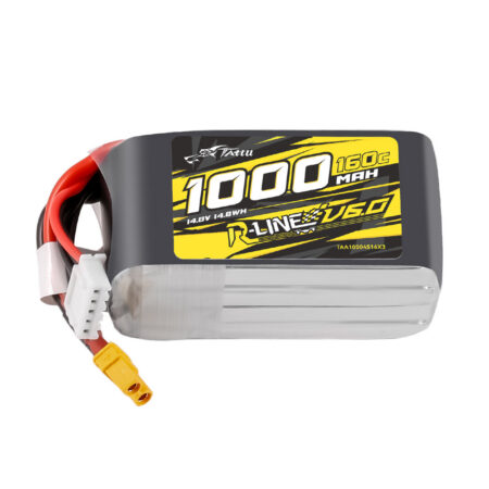 Tattu 1000mAh 4S 160C 14.8V LiPo aku – XT30 pistik – R-Line 6.0