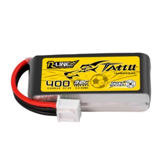 Tattu 400mAh 2S 30C 7.4V LiPo aku – JST-XHR pistik – R-Line - Pilt 1