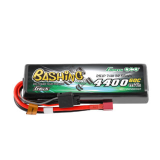 Gens Ace 4400mAh 2S 60C 7.4V LiPo aku – kõvakest – Deans pistik – Bashing - Image 1
