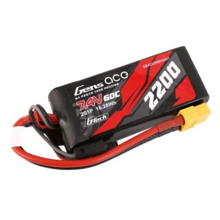 Gens Ace G-Tech 2200mAh 2S 60C 7.4V LiPo aku – XT60 pistik – Car Classic - Image 2