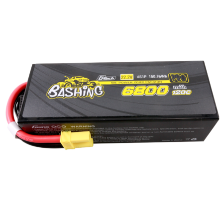 Gens Ace 6800mAh 6S 120C 22.2V LiPo aku – EC5 pistik – Bashing Pro