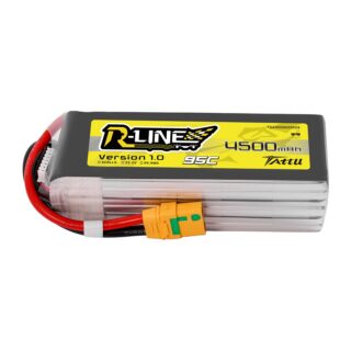 Tattu 4500mAh 6S 95C 22.2V LiPo aku – XT90-S pistik – R-Line 1.0 - Image 1