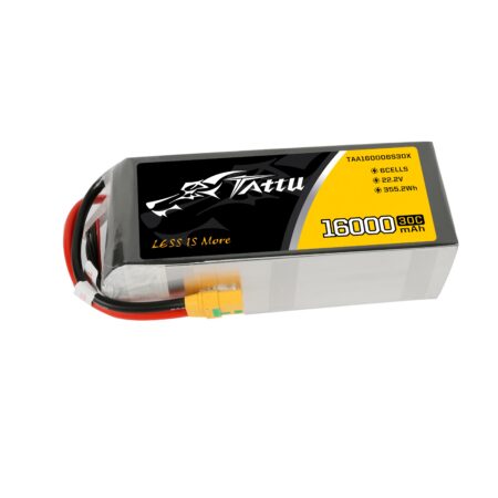 Tattu 16000mAh 6S 30C 22.2V LiPo aku – XT90-S pistik – UAV Classic