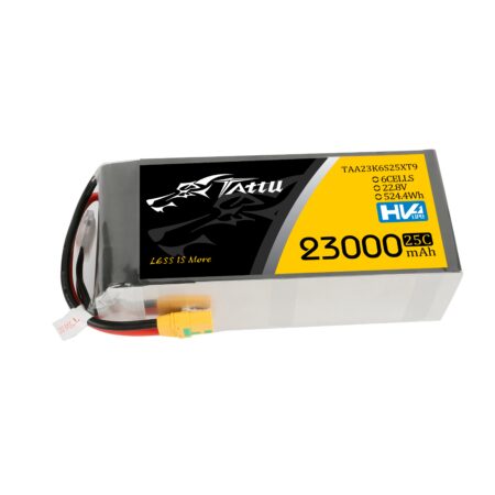 Tattu 23000mAh 6S 25C 22.8V(HV) LiPo aku – XT90-S pistik – UAV Classic