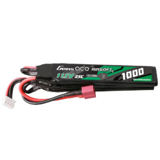 Gens Ace 1000mAh 3S 25C 11.1V LiPo aku – Deans pistik – Airsoft (Nunchuck 3X) - Image 1