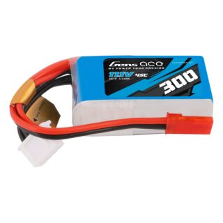 Gens Ace 300mAh 3S 45C 11.1V LiPo aku – JST-SYP pistik – Ace Classic - Pilt 1