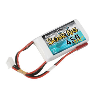 Gens Ace 450mAh 3S 30C 11.1V LiPo aku – JST-SYP pistik – Soaring - Image 2