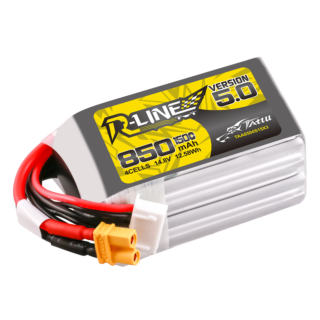 Tattu 850mAh 4S 150C 14.8V LiPo aku – XT30U-F pistik – R-Line 5.0 - Image 2