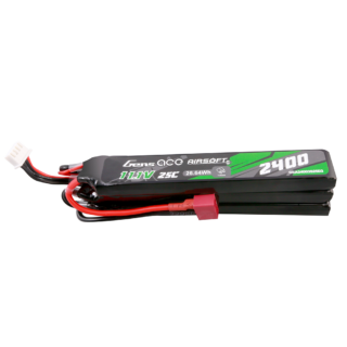 Gens Ace 2400mAh 3S 25C 11.1V LiPo aku – Deans pistik – Airsoft (Nunchuck 3X) - Image 1