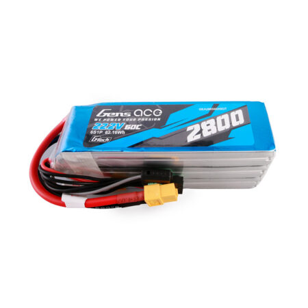 Gens Ace G-Tech 2800mAh 6S 60C 22.2V LiPo aku – XT60 pistik – Heli