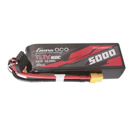 Gens Ace G-Tech 5000mAh 3S 60C 11.1V LiPo aku – XT60 pistik – Car Classic