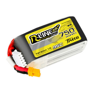 Tattu 750mAh 4S 95C 14.8V LiPo aku – XT30 pistik – R-Line 1.0 - Pilt 2