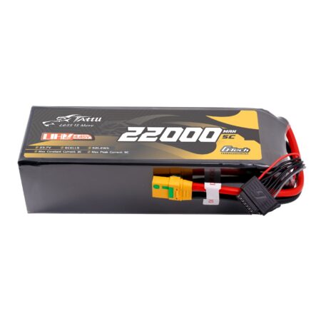 Tattu 22000mAh 6S 5C 23.7V(UHV) LiPo aku – XT90S-F pistik – UAV Classic