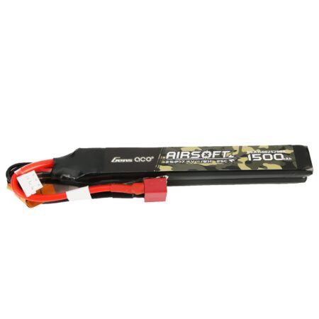 Gens Ace 1500mAh 2S 25C 7.4V LiPo aku – Deans pistik – Airsoft (Nunchuck 2X)