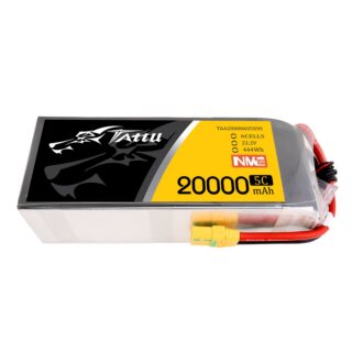 Tattu 20000mAh 6S 5C 22.2V LiPo aku – XT90-S pistik – Semi-solid - Image 1