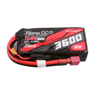 Gens Ace G-Tech 3600mAh 3S 60C 11.4V(HV) LiPo aku – Deans pistik – Car Classic - Image 1