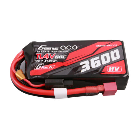 Gens Ace G-Tech 3600mAh 3S 60C 11.4V(HV) LiPo aku – Deans pistik – Car Classic