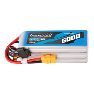 Gens Ace G-Tech 6000mAh 6S 60C 22.2V LiPo aku – XT90 pistik – Heli - Pilt 1