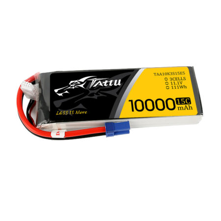 Tattu 10000mAh 3S 15C 11.1V LiPo aku – EC5 pistik – UAV Classic