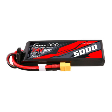 Gens Ace G-Tech 5000mAh 2S 60C 7.4V LiPo aku – XT60 pistik – Car Classic
