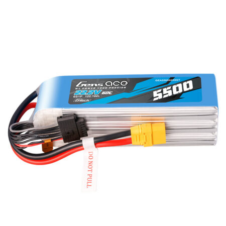 Gens Ace G-Tech 5500mAh 6S 60C 22.2V LiPo aku – XT90 pistik – Heli