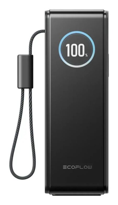 EcoFlow RAPID 25 000 mAh akupank (hõbedane) + kaabel