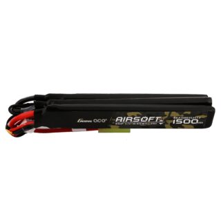 Gens Ace 1500mAh 3S 25C 11.1V LiPo aku – Mini Tamiya pistik – Airsoft (Nunchuck 3X) - Image 1