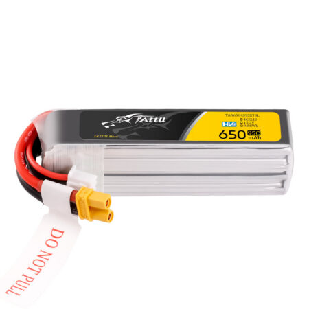 Tattu 650mAh 4S 95C 15.2V(HV) Long LiPo aku – XT30U-F pistik – FPV Classic