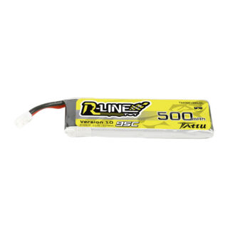 Tattu 500mAh 1S 95C 3.7V LiPo aku – PH2.0 pistik – R-Line 1.0 - Pilt 1