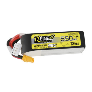 Tattu 550mAh 3S 95C 11.1V LiPo aku – XT30 pistik – R-Line 1.0 - Pilt 1