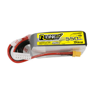 Tattu 550mAh 6S 95C 22.2V LiPo aku – XT30 pistik – R-Line 1.0 - Pilt 1