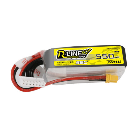 Tattu 550mAh 6S 95C 22.2V LiPo aku – XT30 pistik – R-Line 1.0