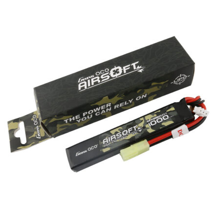 Gens Ace 1000mAh 2S 25C 7.4V LiPo aku – Mini Tamiya pistik – Airsoft