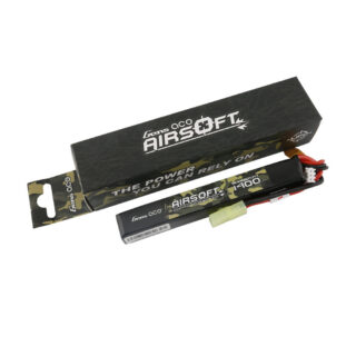 Gens Ace 1400mAh 2S 25C 7.4V LiPo aku – Mini Tamiya pistik – Airsoft - Image 1