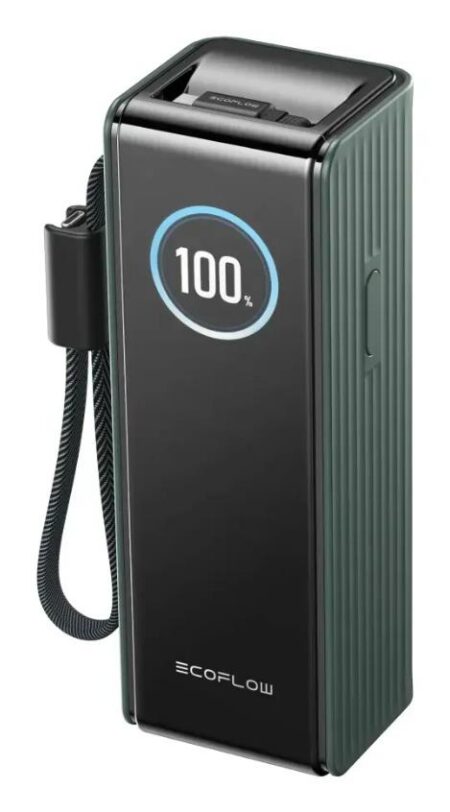 EcoFlow RAPID 25 000 mAh akupank (roheline) + kaabel