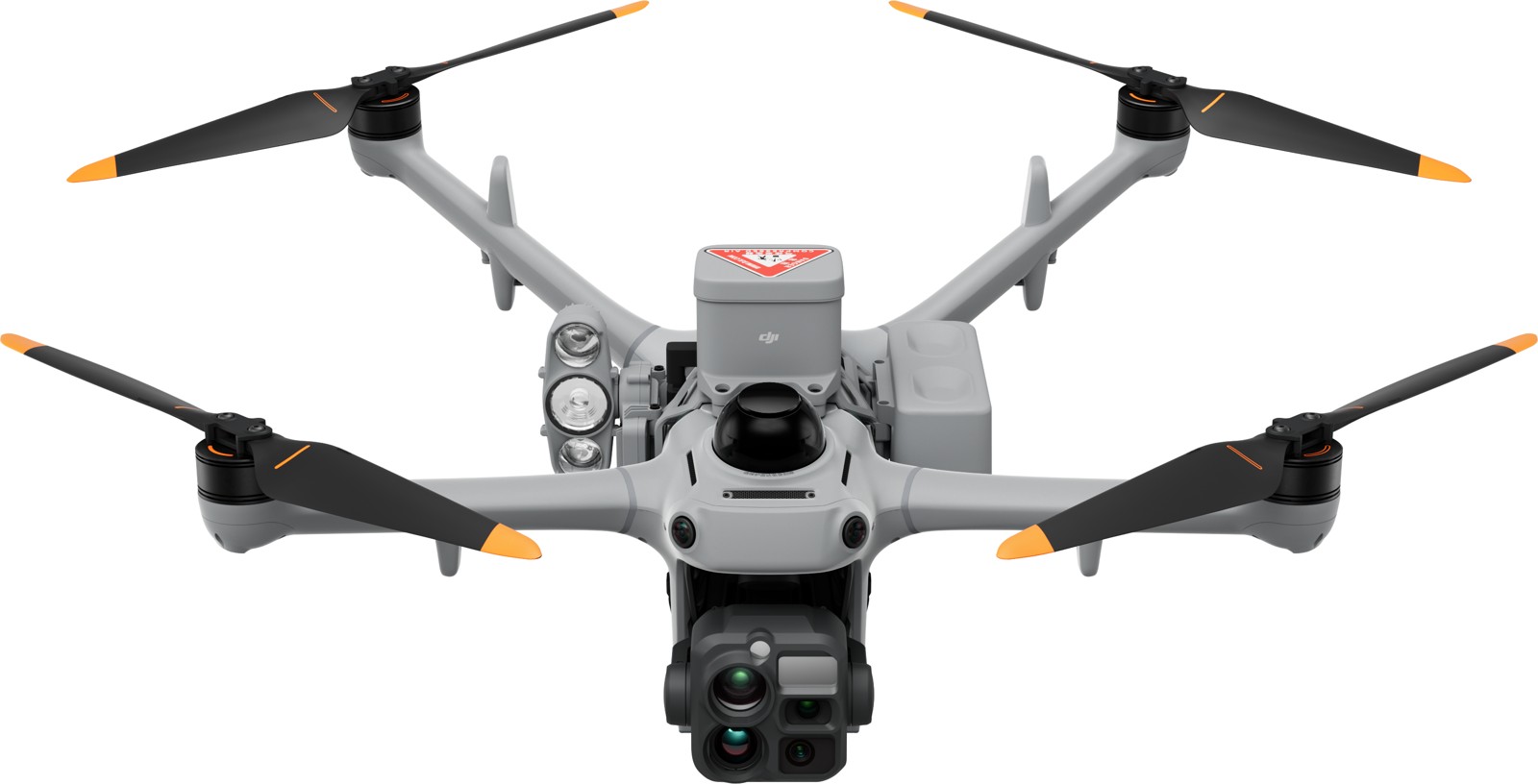 DJI Matrice 5TD koos prožektori ja valjuhääldi lisavarustusega