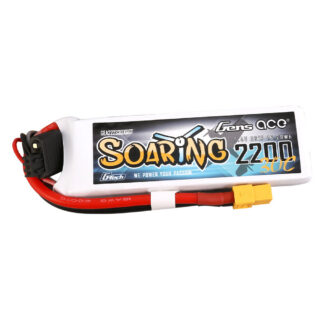 Gens Ace G-Tech 2200mAh 2S 30C 7.4V LiPo aku – XT60 pistik – Soaring - Image 1