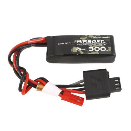 Gens Ace G-Tech 300mAh 2S 35C 7.4V LiPo aku – JST-SYP pistik – Airsoft