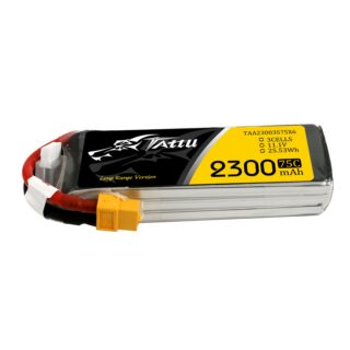 Tattu 2300mAh 3S 75C 11.1V LiPo aku – XT60 pistik – FPV Classic - Image 1