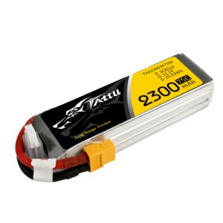 Tattu 2300mAh 3S 75C 11.1V LiPo aku – XT60 pistik – FPV Classic - Image 2